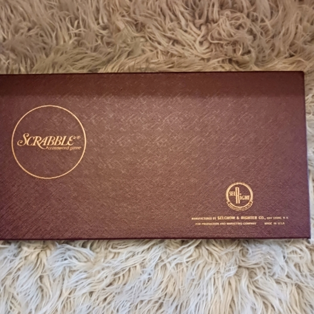 Antique Scrabble Game. 1950s New in Box! Rare